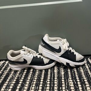 Nike Kids Black and White Sneakers